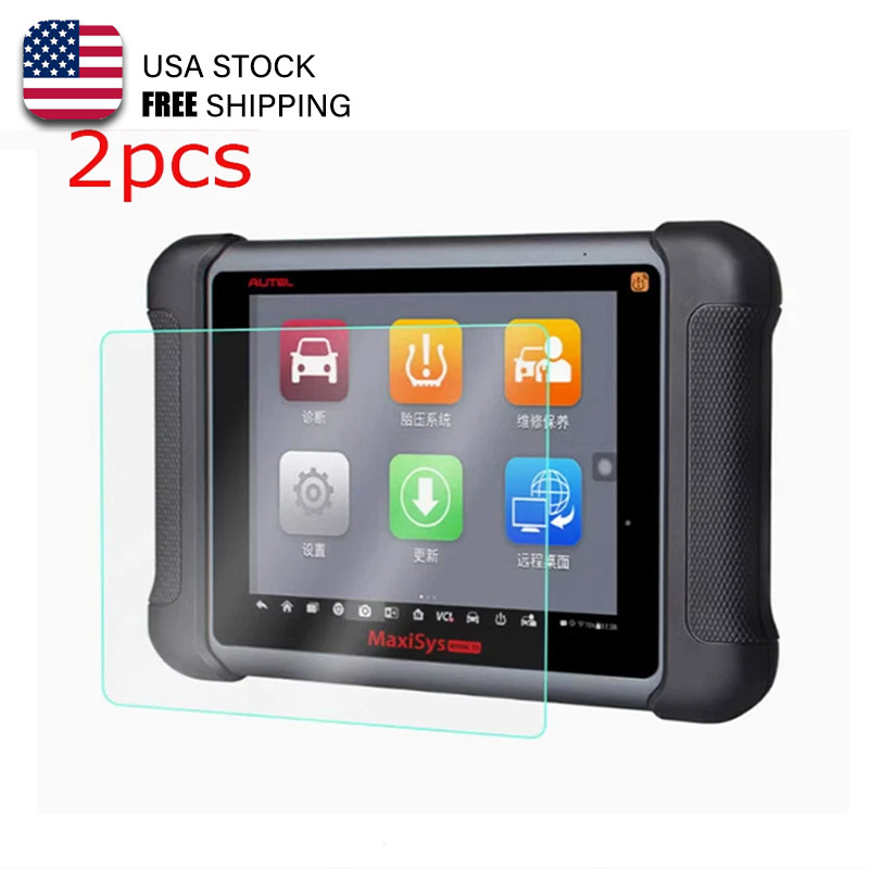 2x Tempered Glass Screen Protector for Autel MaxiSys MS909 MS919 Scan Tool
