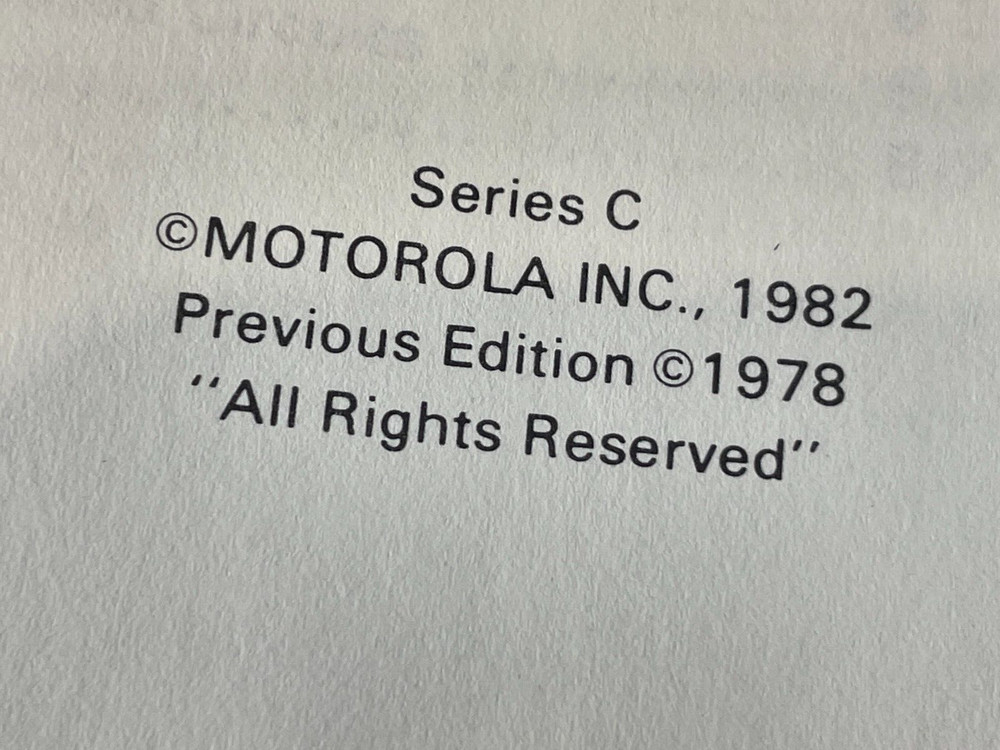 Motorola MECL Data Book 1982 DL122