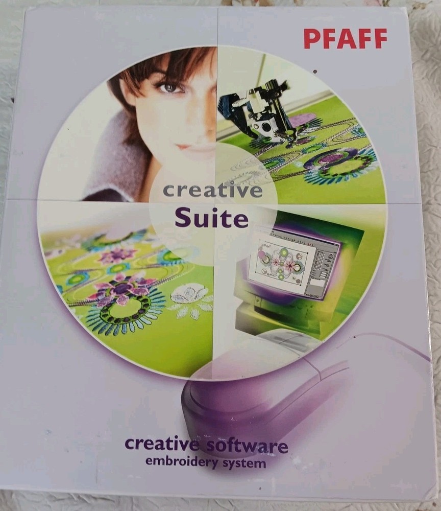Pfaff  PC CREATIVE SUITE Software W/DONGLE HTF 4 WINDOWS Gently Used Orig $2000.
