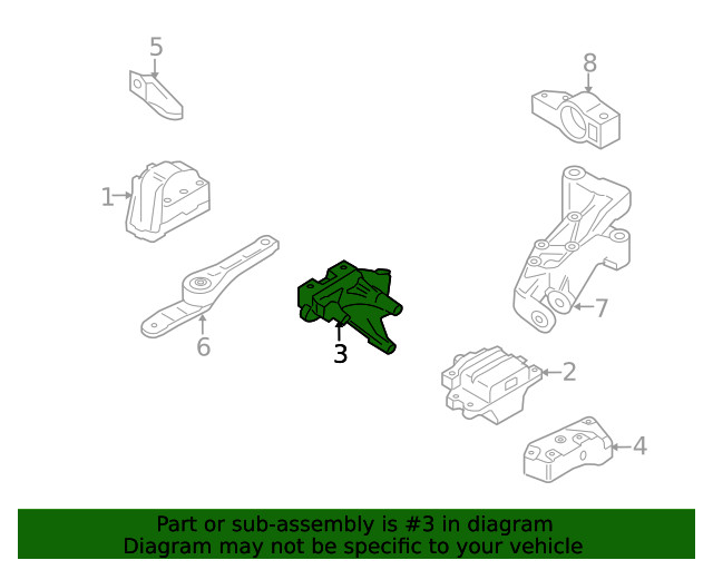 Genuine Audi Support 03L-199-207