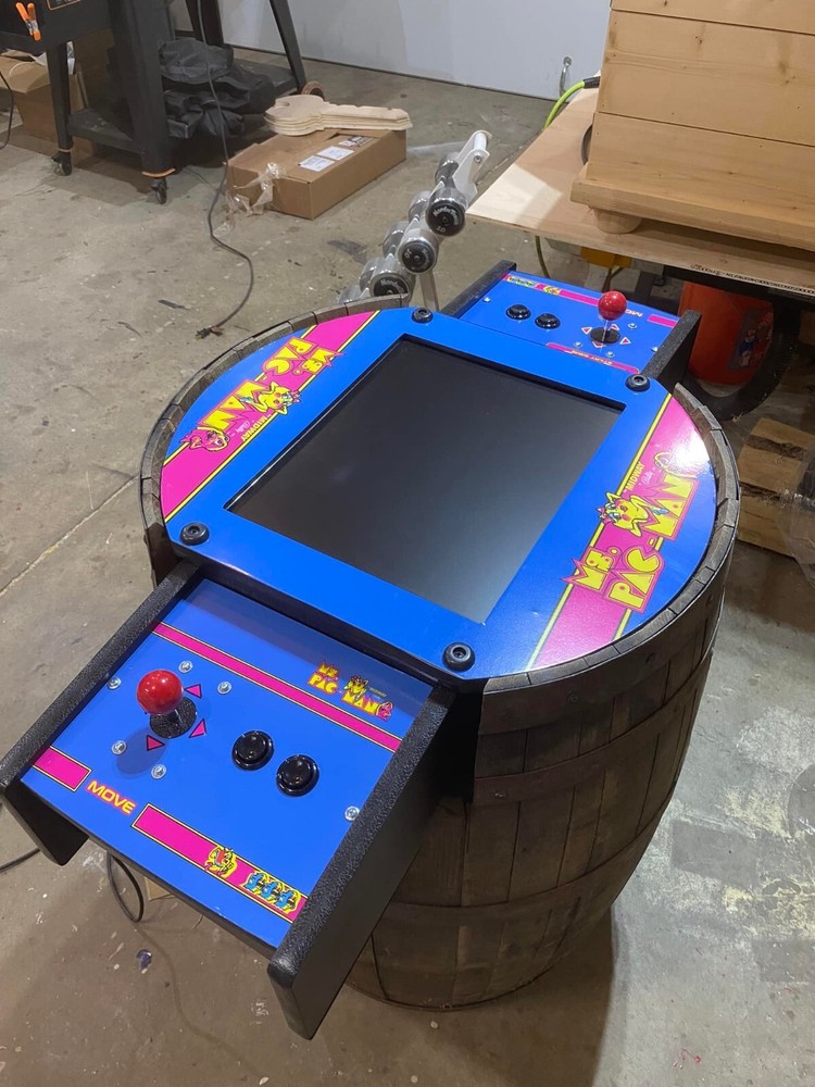 CNC Custom Barrell arcade flatpack