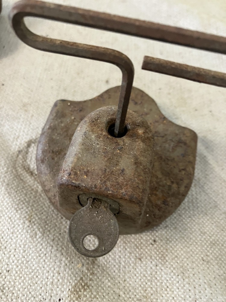 Vintage Trailer Tongue Lock