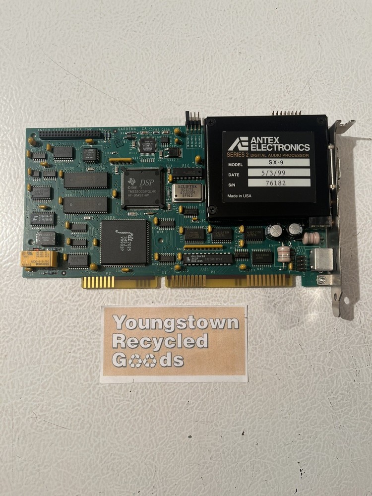 ANTEX ELECTRONICS SERIES 2 DIGITAL AUDIO PROCESSOR SX-9 16-BIT ISA CARD