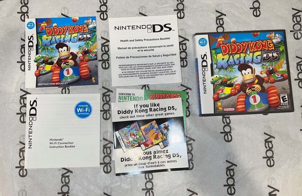 Nintendo DS OEM Replacement Game Case Only w/ Manual & Inserts *NO GAMES*