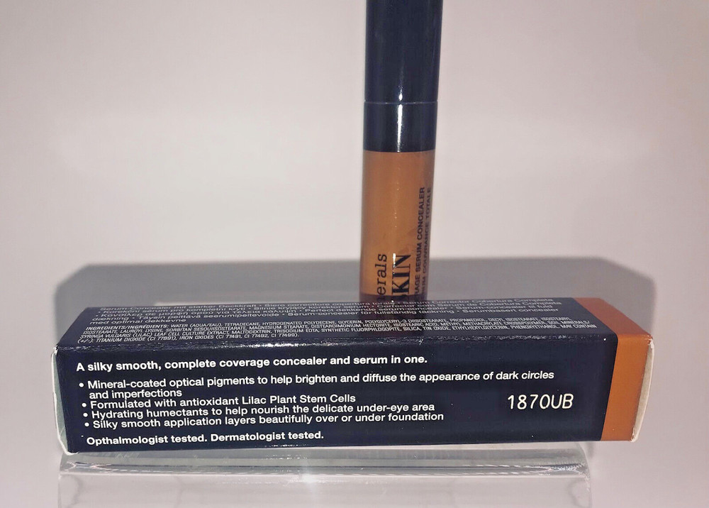 BareMinerals Bareskin Complete Coverage Serum Concealer DARK TO DEEP - Size 6mL