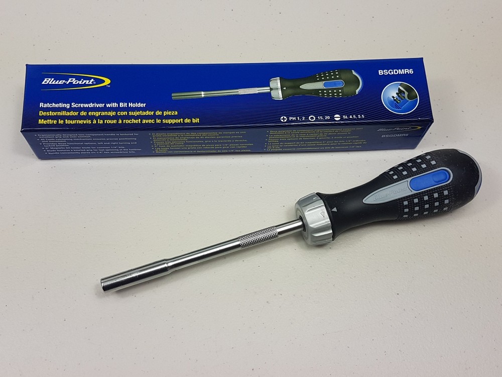 Blue Point Ratchet Screwdriver with Bits - As sold by Snap On.