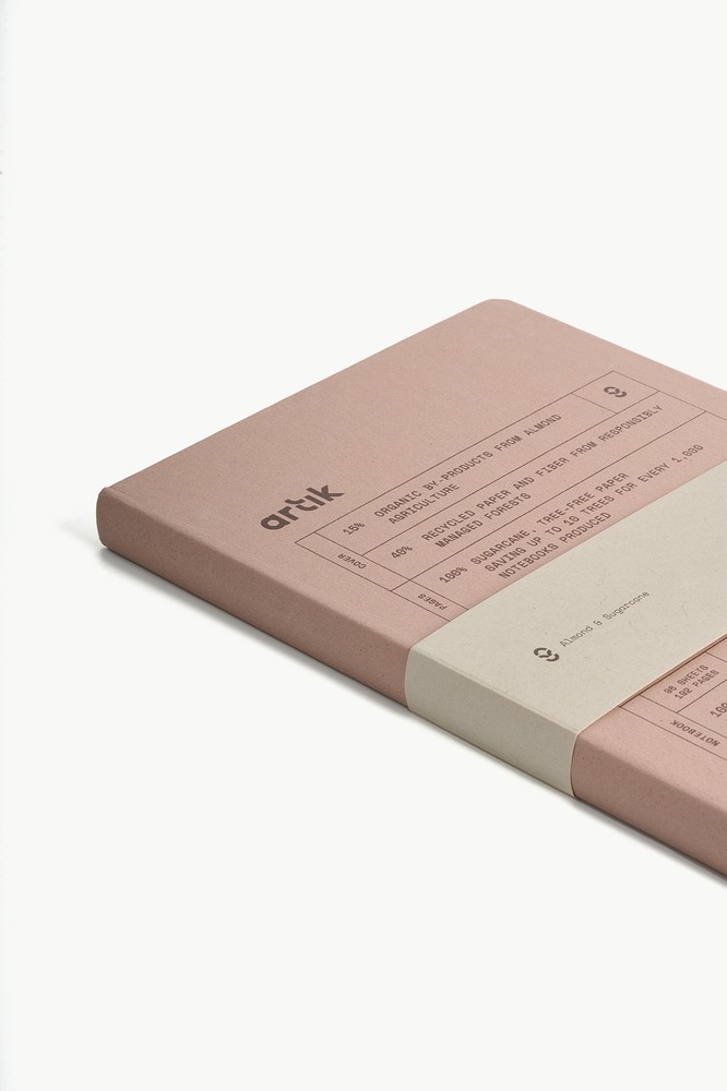 Artik A5 Notebook in Almond - Plain - NEW