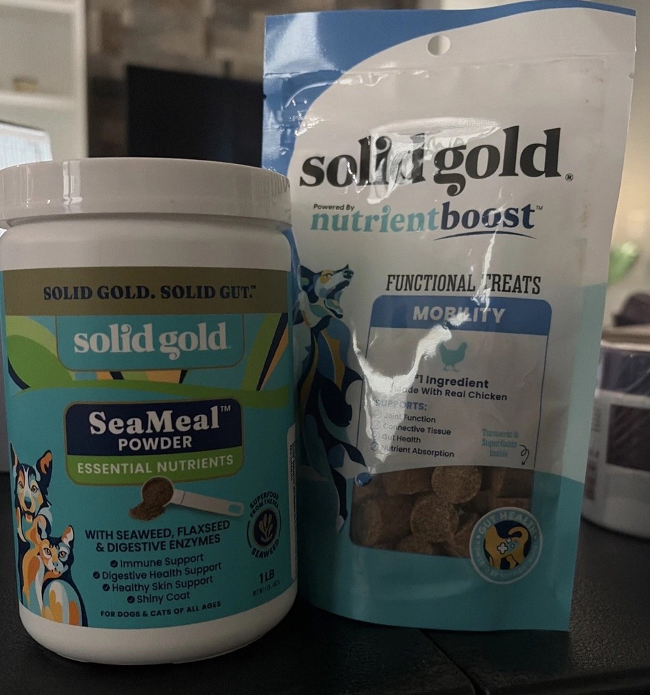 Solid Gold SeaMeal Powder Essential Nutrients Solid Gold Nutrient boost treats