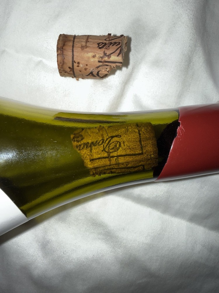 Leroy Nuits St Georges 2005 Empty Wine Bottle with broken cork