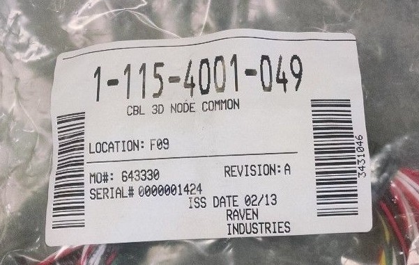 Raven 3D Node Cable Common - 115-4001-049