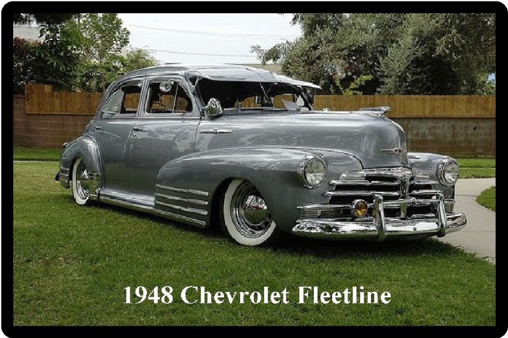 1948 Chevrolet Fleetline Refrigerator Magnet
