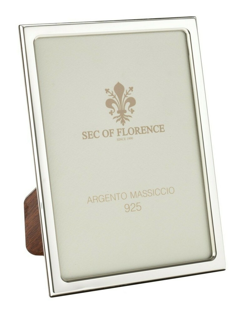 Italian Quality 925 Solid Silver Frame To Admire 10x15 * 7341