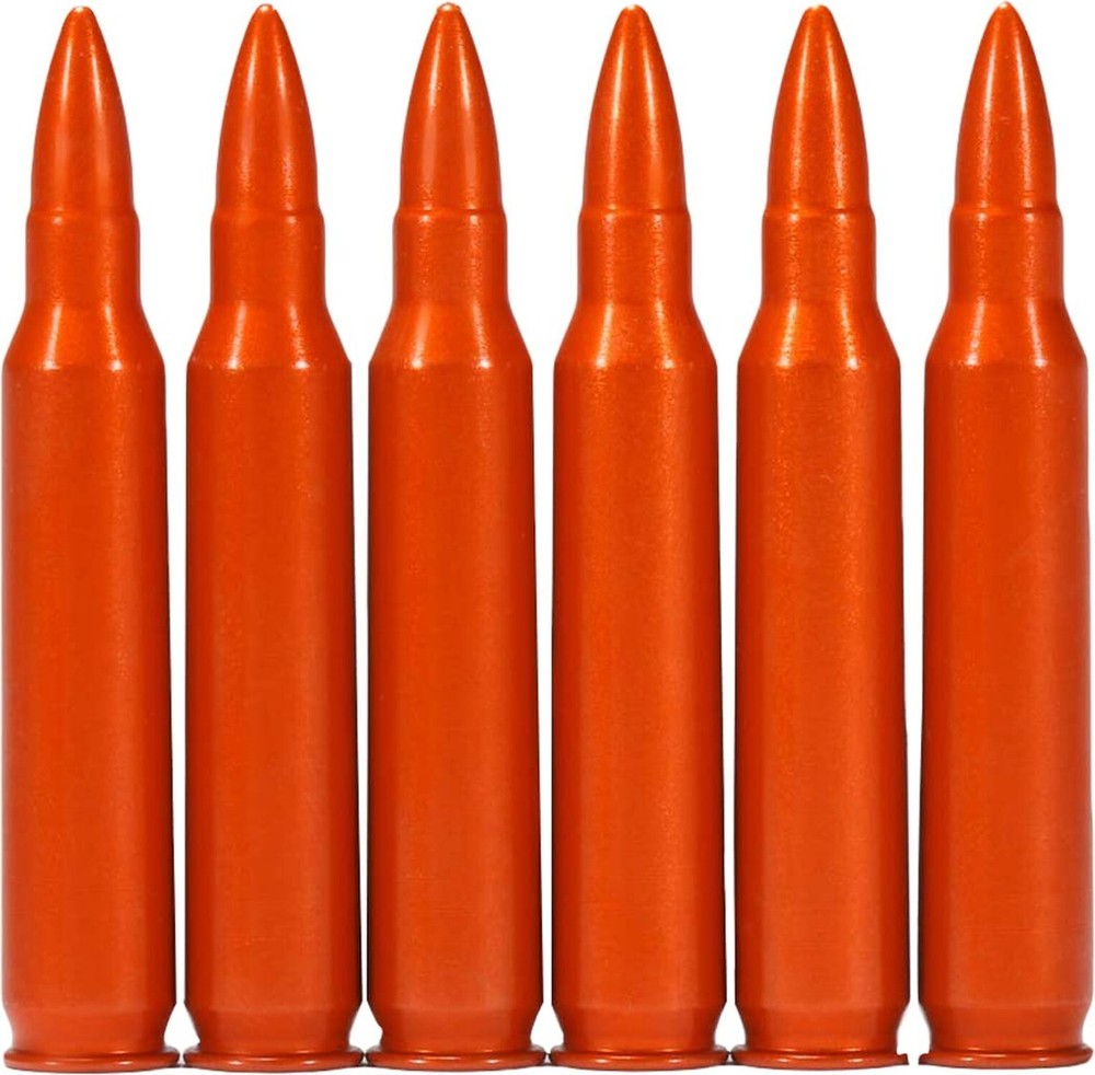 A-ZOOM 223 REM SNAP Cap, Orange, 6PK