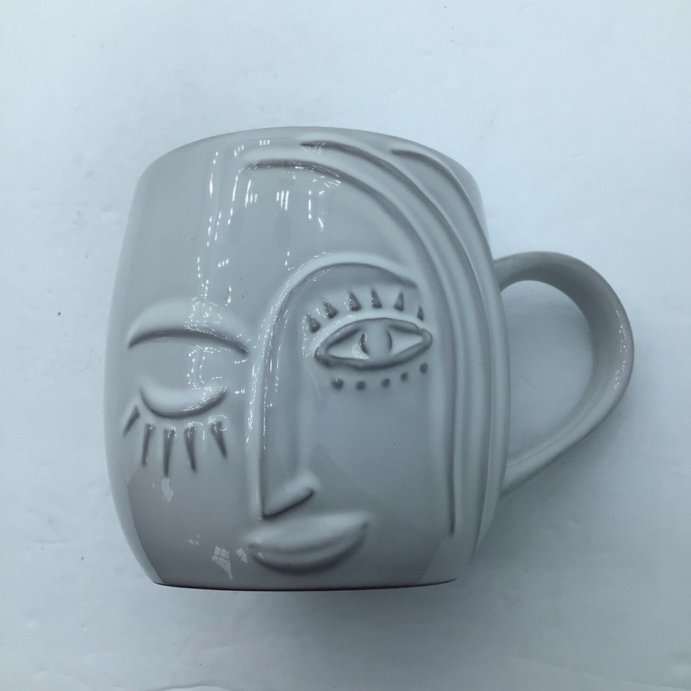 Starbucks Mermaid Tail Winking Face Bone China Mug 2013