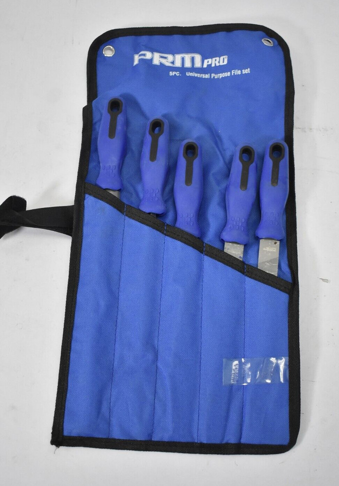 PRM Pro 5 Piece Set Universal General Purpose Files Tools Blue PR0450005