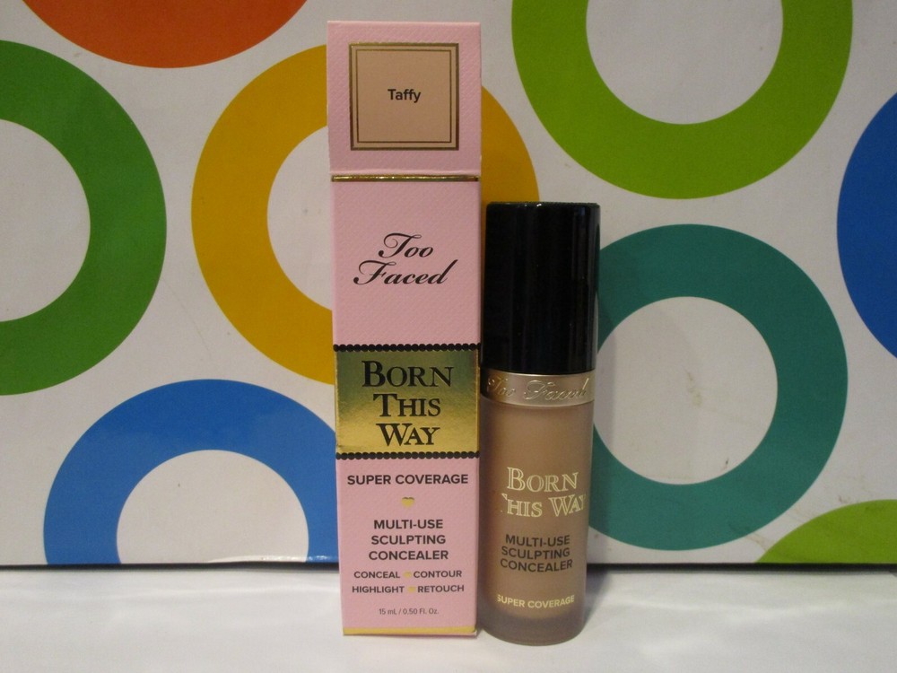 TOO FACED ~ BORN THIS WAY SUPER COVERAGE CONCEALER ~ TAFFY ~ 0.45 OZ