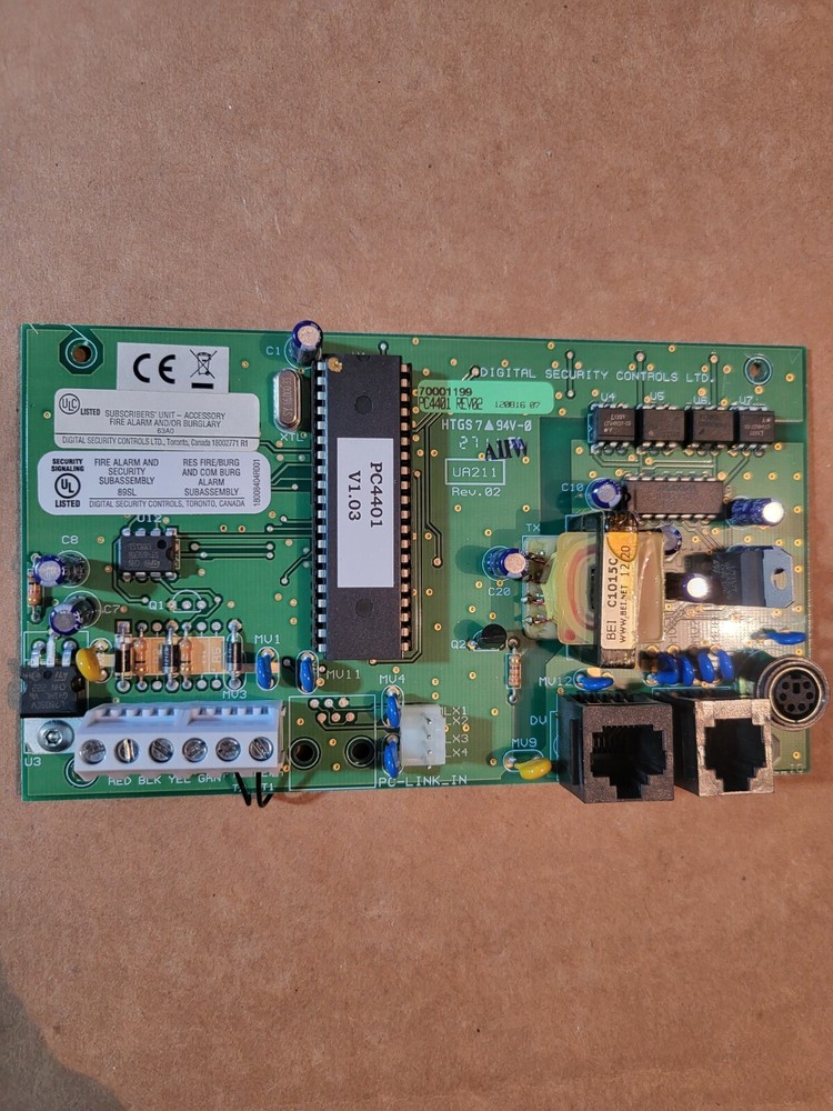DSC Maxsys PC4401 Data Interface Module Ver. 1.03 Rev 2