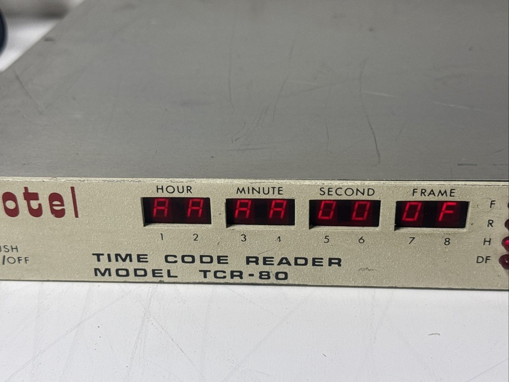 Vintage Skotel Time Code Reader Model TCR-80