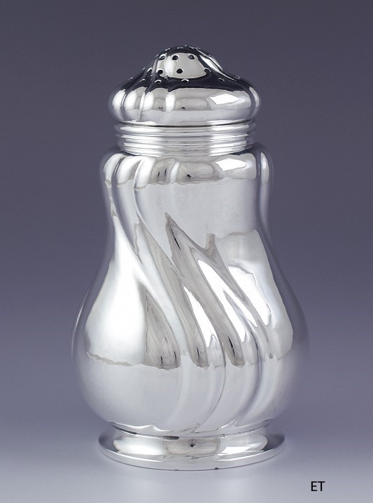 c1900 Nice German Sterling Silver Shaker / Caster by Hermann Berhnd