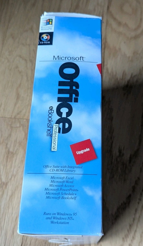 Microsoft Office And Bookshelf Professional For Windows 2 CDs, Box And Inserts