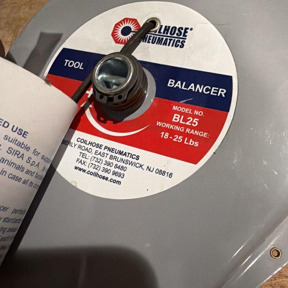 Coil Hose Pneumatics Tool Balancer BL25