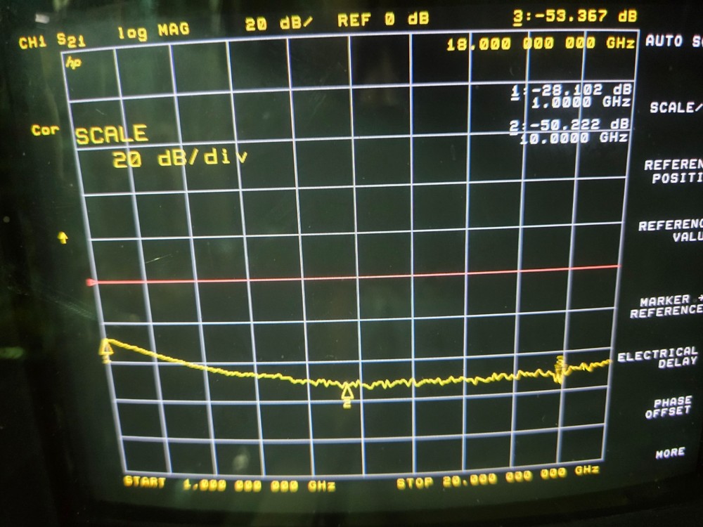 1 pc Emberguard Solutions) CAA7077 pin diode Switch 1-18 GHz Tested, see plot