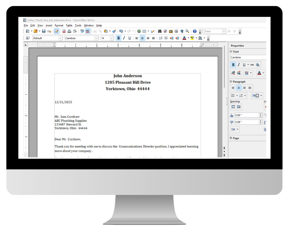 Open Office Software Suite for Windows - USB - Word Processing - Home & Office