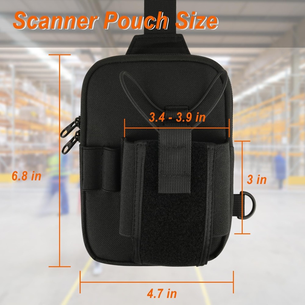 Scanner Holster, Universal Barcode Scanner Chest Harness, Carrying Case Pouch...