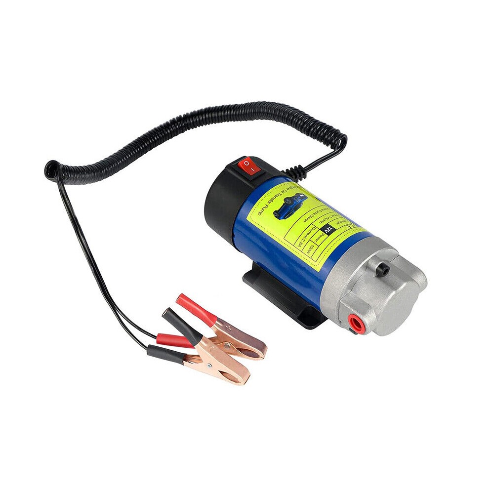 Electric Engine Oil Transfer Extractor Fluid Suction Pump Diesel Siphon US