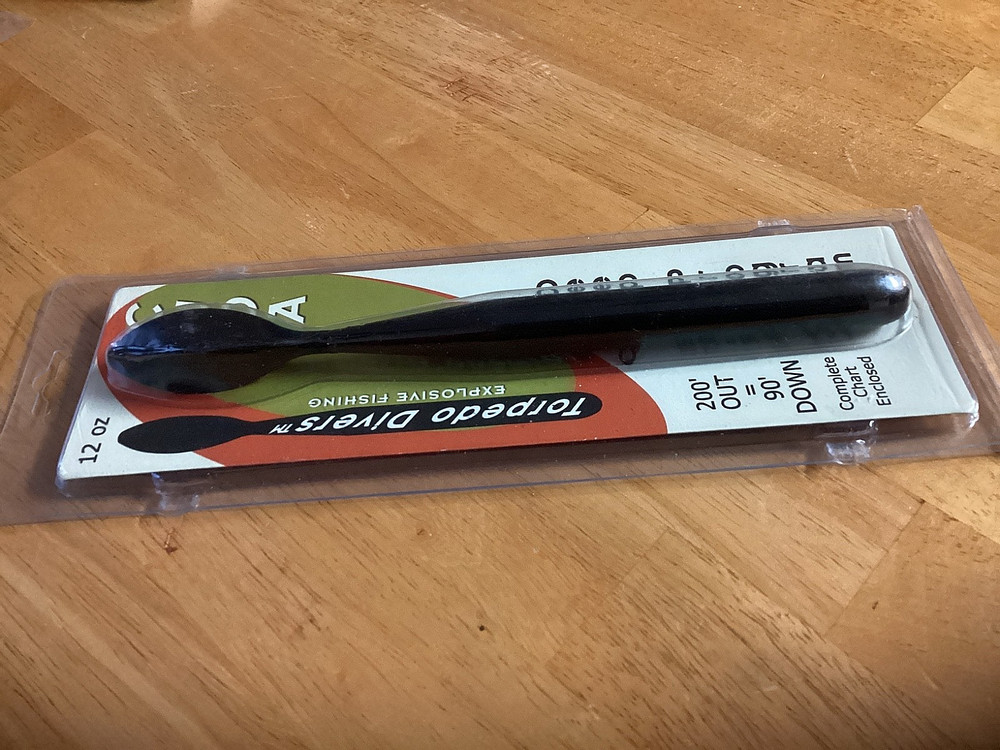 NEW Torpedo Divers 12 ounce "CUDA" Trolling Sinker (9 1/2”) with Instructions