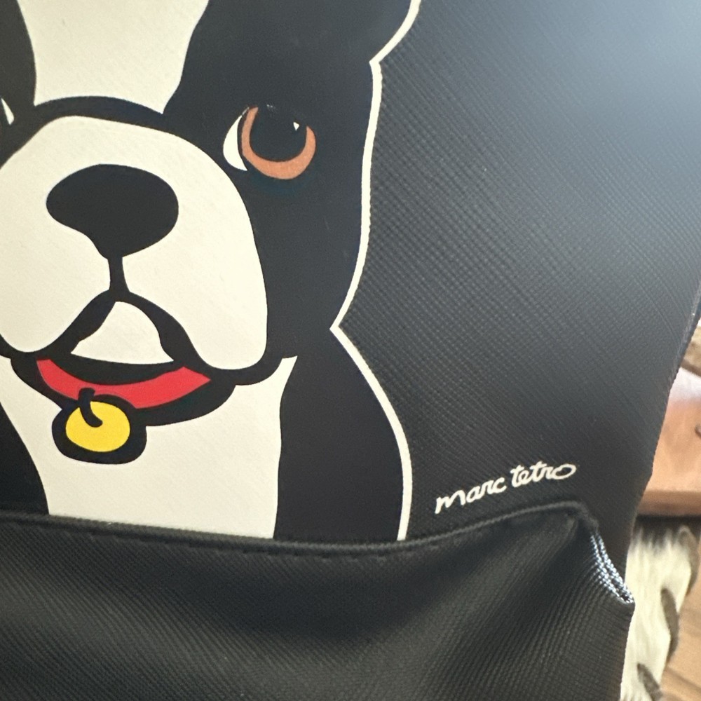 Marc Tetro Black Boston Terrier Mini Backpack