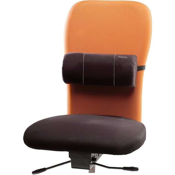 Fellowes 9190701 Lumbar Back Support, Fabric/Foam/Nylon Black