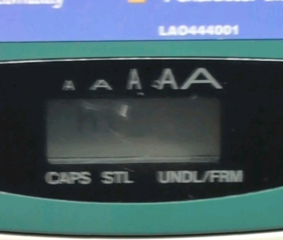 Brother P-Touch Extra PT-310 Electronic Labeling Thermal Printer Labeler Tested