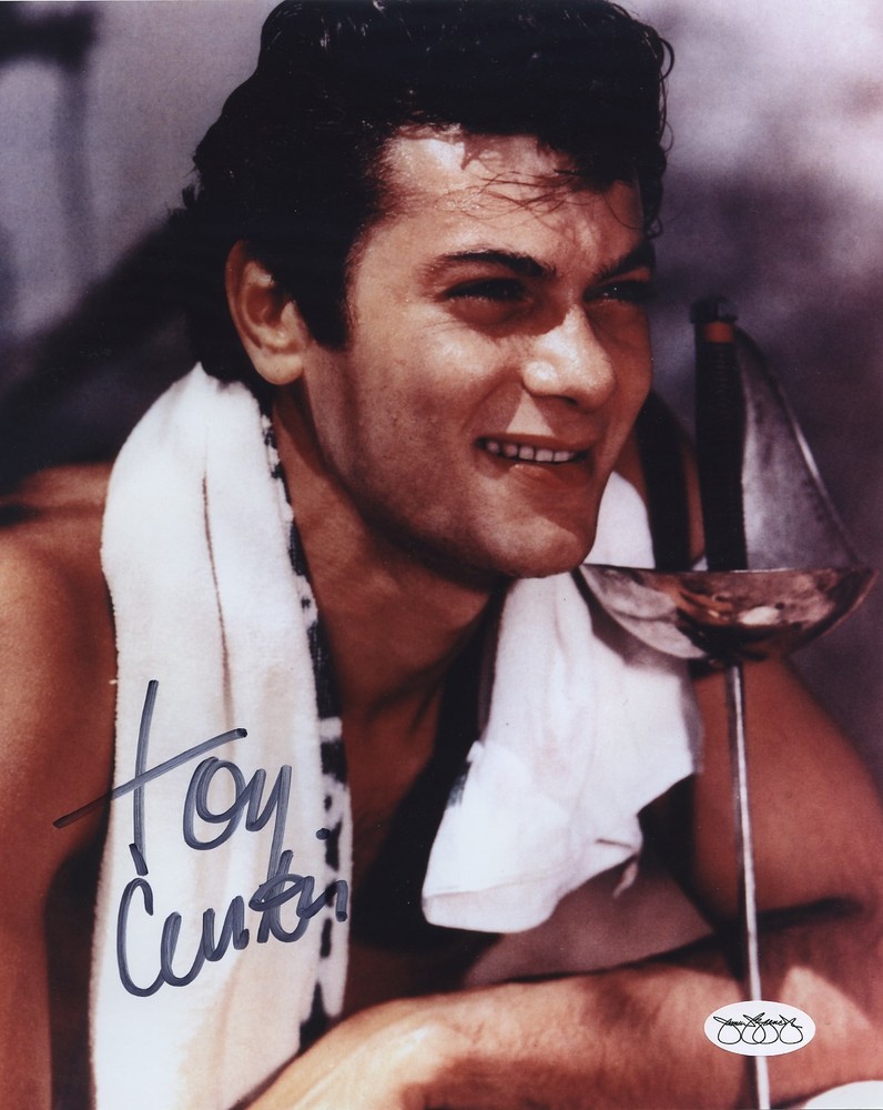 TONY CURTIS SIGNED AUTOGRAPHED PHOTO JSA COA
