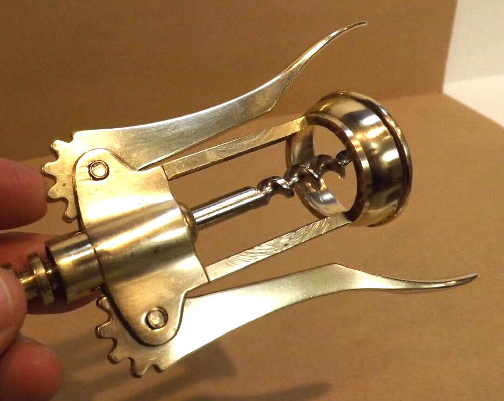 Vintage Brass Corkscrew