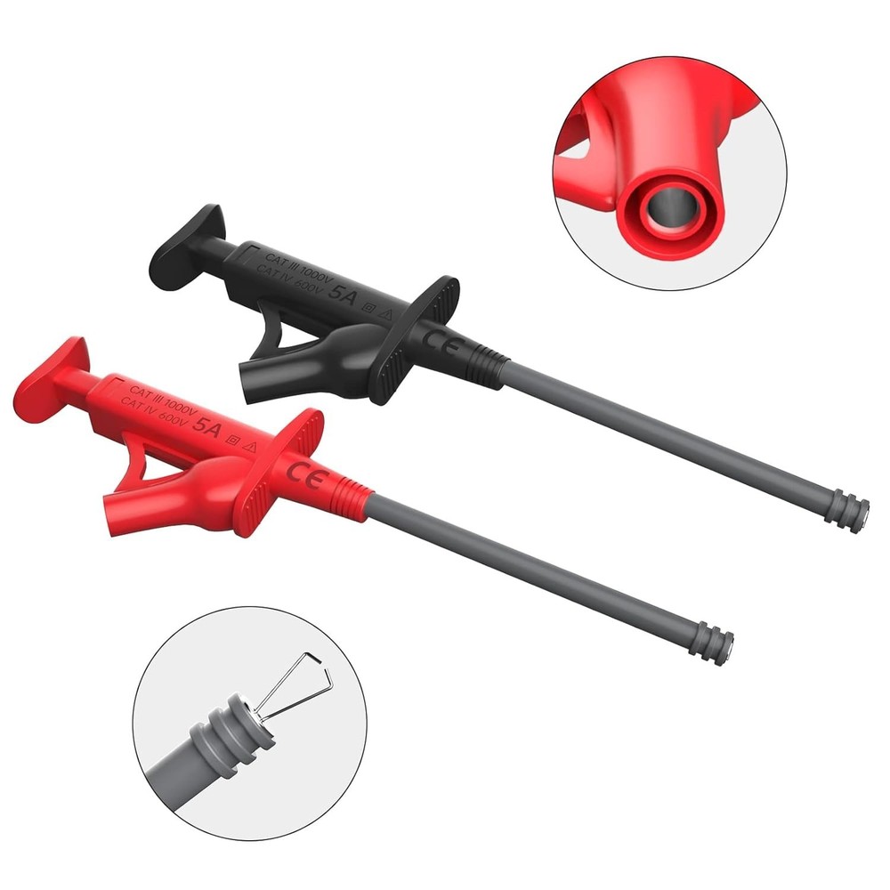 Replaceable Probes Set - Alligator Clips Included