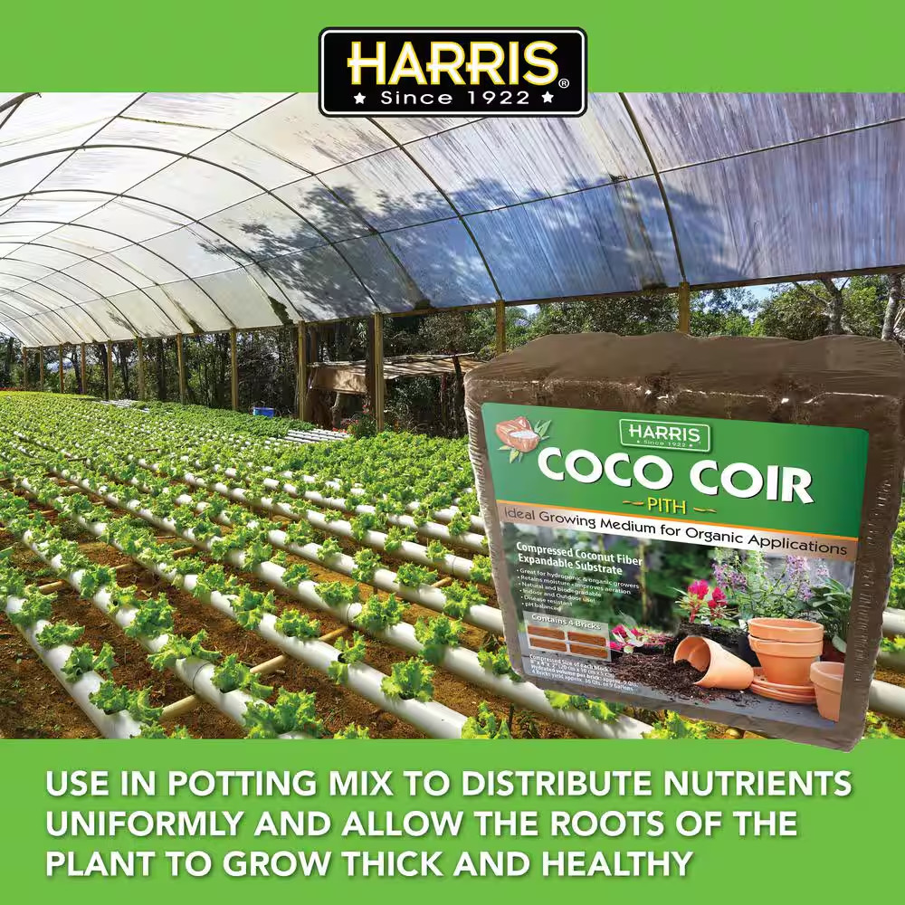 9 Gal. Expanding Coco Coir Pith (4-Brick Pack)