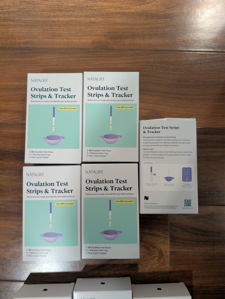 natalist ovulation test strips and pregnancy tests 7 boxes each
