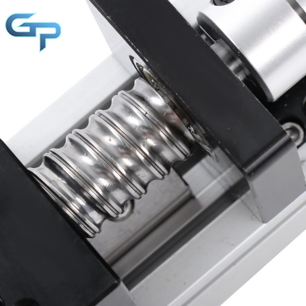 Mini Linear Guide Rail Stage Actuator 50mm Screw Motion With Nema23 Stepper
