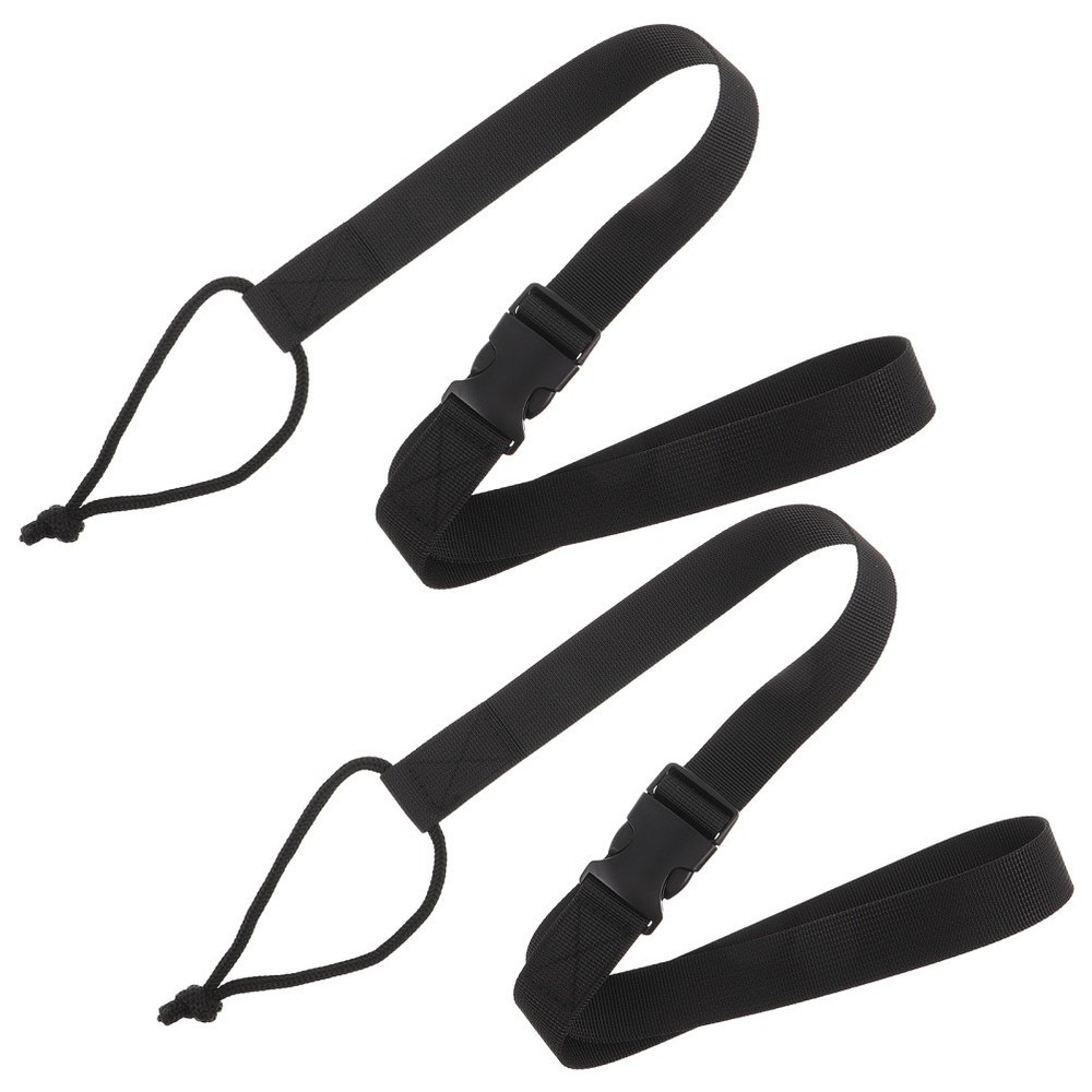 2 Pcs Snowboard Leash Bindings Straps Accessories Adjustable Replacement