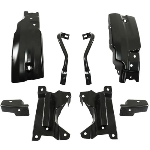 8pcs Front Bumper Brace Bracket Kit Replacement for Silverado 1500 2007-2013