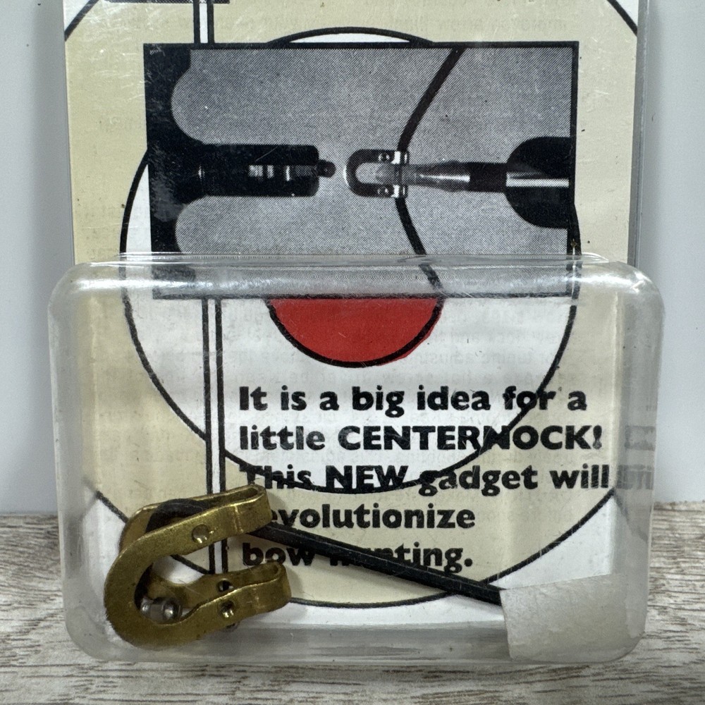 Kopher Centernock Metal Archery Bow D Loop Arrow Nock - New, Rare