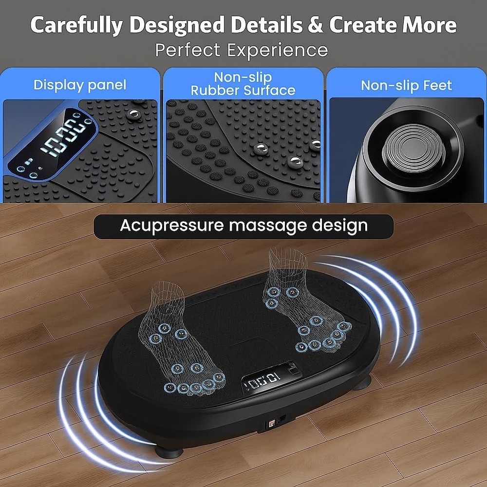 Advanced Vibration Plate for Lymphatic Drainage - Compact, Durable, and Stylish
