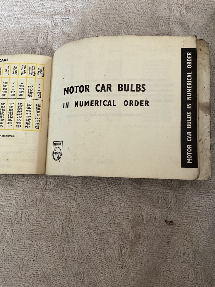 PHILIPS LIGHTS 1961-62 booklet