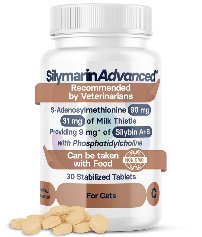 SilymarinAdvanced Liver Supplement for Cats - 30 tablets