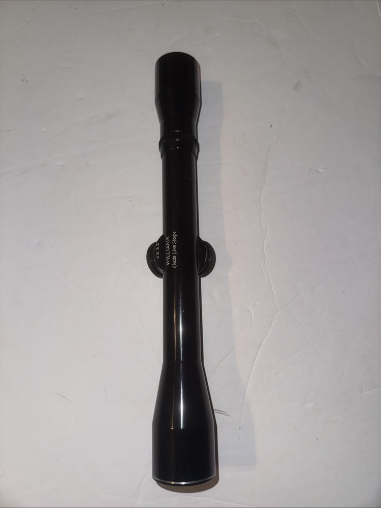 Williams Gun Sight Guide Line Scope 4x Power Gloss Black