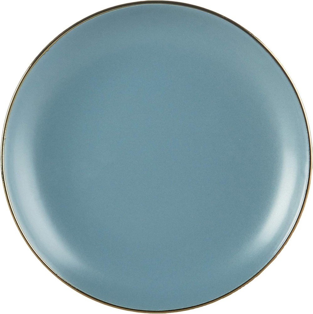 Pfaltzgraff Dinnerware Set 16-Pc Casual Blue Stoneware Dishwasher Safe