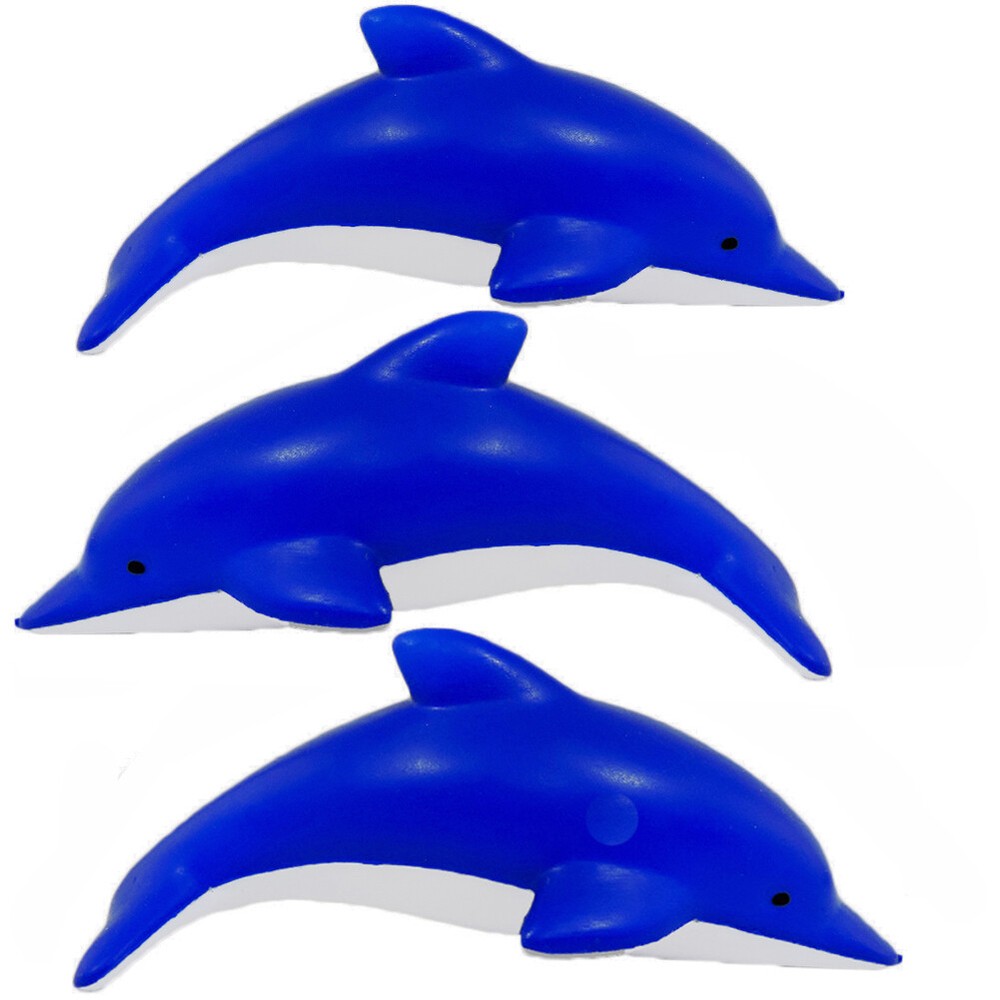 Stress Relief Squeezable Foam Dolphin 3 Pack