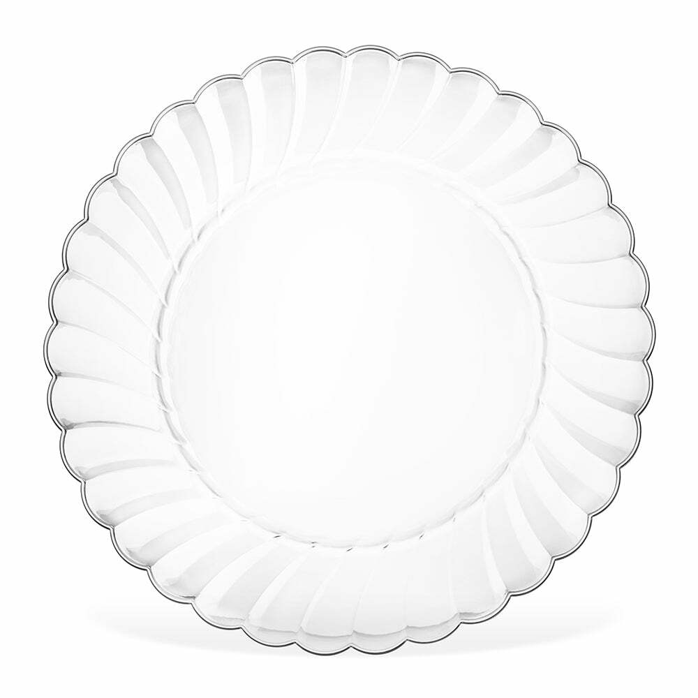9" Clear Round Plates (50 count) - RP91C