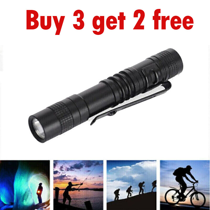 Portable Tactical Flashlight Mini Super Bright Penlight Small LED Torch Light